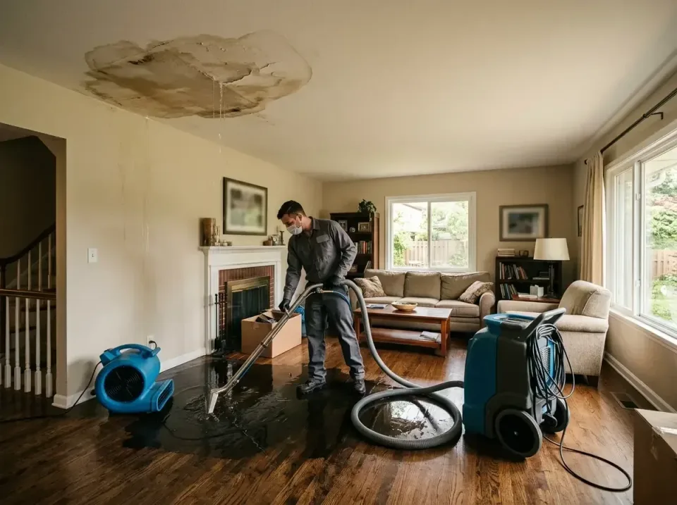 attic-pipe-burst-ceiling-drip-008 — frequently asked questions, Water Damage Restoration & Carpet Care in Waldwick, NJ